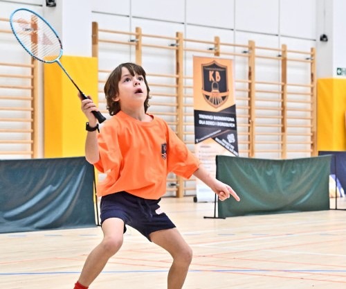 trening badmintona dla dzieci