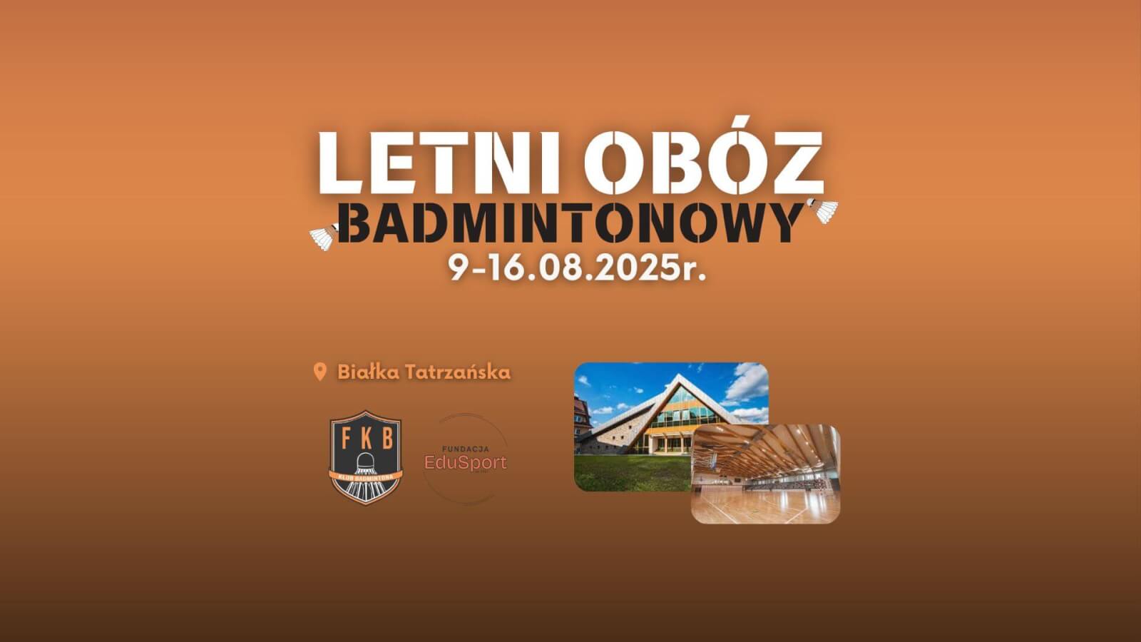 letni obóz badmintonowy